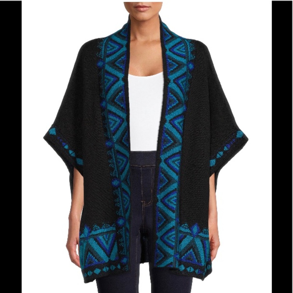 Open-Front Ruana Sweater - Picture 5 of 15